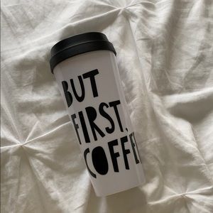 Travel Mug “But First Coffee”